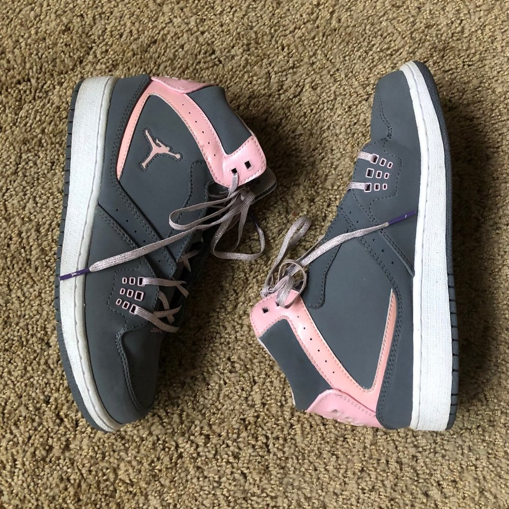 Nike Air Jordan 23 Flight Girls Youth Pink Grey - Picture 5 of 10